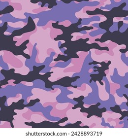 
vector fashionable camouflage modern fashionable pattern for print clothing, paper, fabric, repeat background