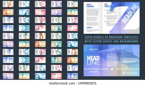 vector fashionable tri wrinkle insert design pattern set with colourful polygonal scene and letter design part best corporate style blueprint abstract background scene space performance modern sign bu