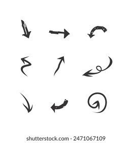 Vector fast arrow logo vector icon symbol