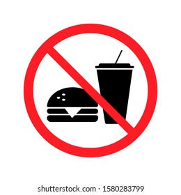 vector fast ban icon on white background