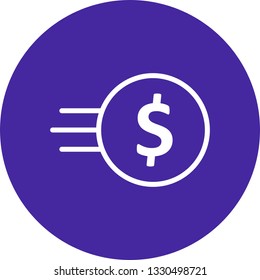  Vector Fast Coin Icon