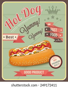 Vector fast food banner
