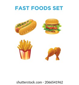Vector Fast Food Pack . Fast food vector file