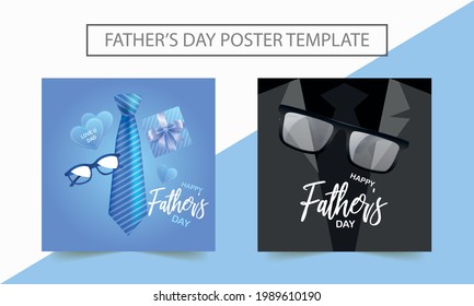 Vector father's day greetings card. happy father's day. Father's Day Sale poster or banner template. poster or banner template.