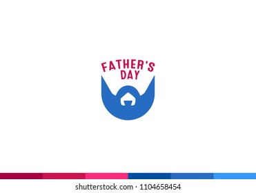 vector fathers day poster