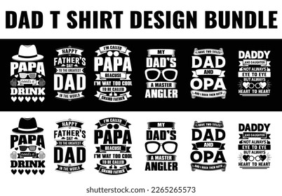 Vector father's day tshirt design dad svg design bundle
