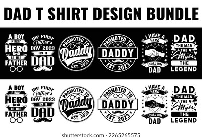 Vector father's day tshirt design dad svg design bundle