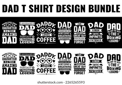 Vector father's day tshirt design dad svg design bundle
