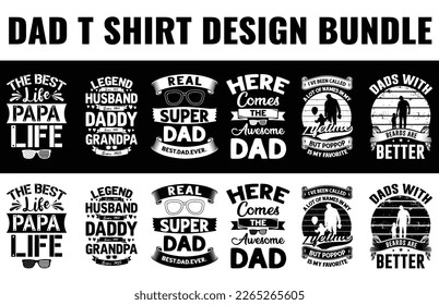 Vector father's day tshirt design dad svg design bundle