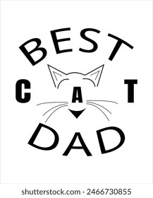 Vector Fathers Day typography t shirt design