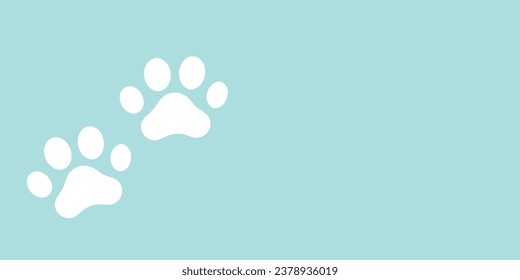 vector fauna inspired paw print background for wildlife adventure