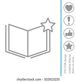 Vector Favorite Document Icon