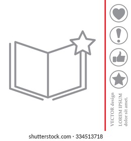 Vector Favorite Document Icon