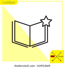 Vector Favorite Document Icon