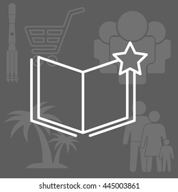 Vector Favorite Document Icon