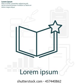 Vector Favorite Document Icon