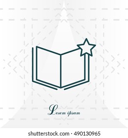 Vector Favorite Document Icon