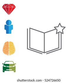 Vector Favorite Document Icon