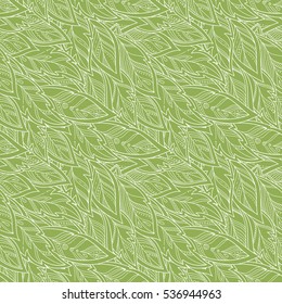 Vector Feather background, retro pattern, ethnic doodle collection, tribal design. Ink hand drawn illustration with different indian feathers 