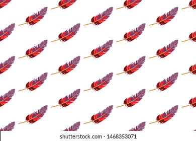 Vector Feather pattern design illustration