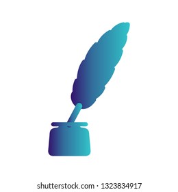 Vector Feather Pen Icon
