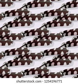 vector feather seamless pattern cute paper art