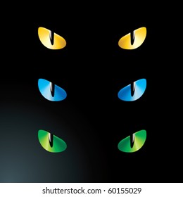 Vector Feline Eyes