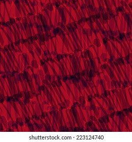 Vector felt tip marker pen abstract background in bright red and dark colors