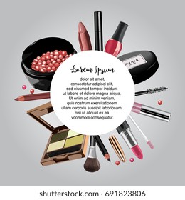 Vector Female Cosmetics Illustration