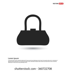 Vector Female purse icon