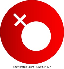 Vector Female Sign Icon