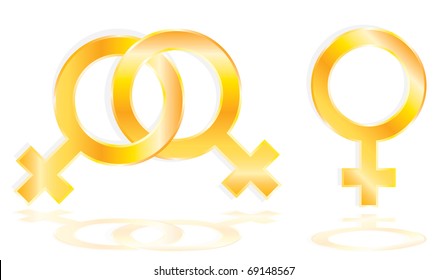 Vector Female symbols