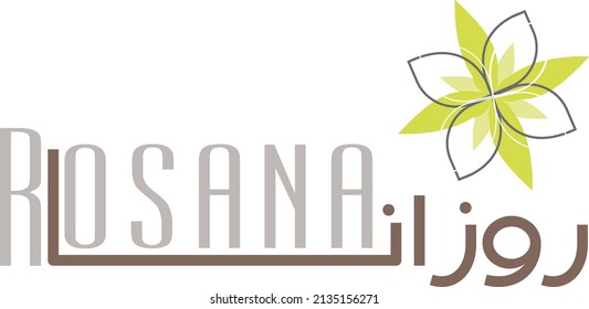 Vector feminine logo design templates in trendy linear minimal style rose flowers and botanical leaf branch
