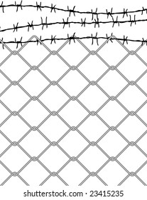 Vector Fence Stock Vector (Royalty Free) 23415235 | Shutterstock