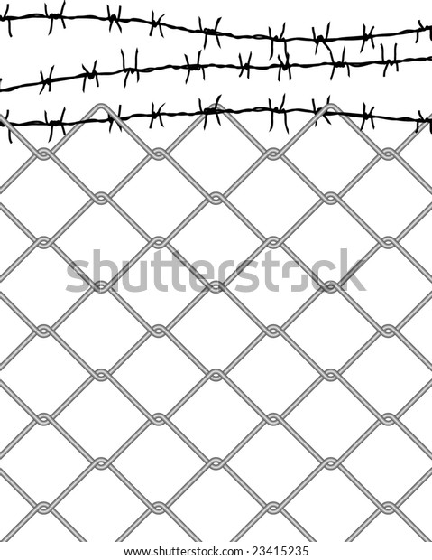 Vector Fence Stock Vector (Royalty Free) 23415235