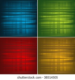 Vector Festive Abstract Backgrounds Set