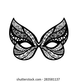 Carnival Mask Accessory Icon Stock Vector (Royalty Free) 1291347430 ...