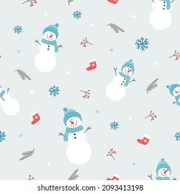 vector festive christmas pattern background