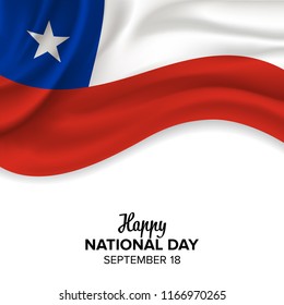 vector festive illustration of independence day in Chile celebration on September 18. vector design elements of the national day. holiday graphic icons. National day