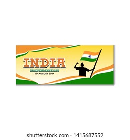 vector festive illustration of independence day in India celebration on August 15. vector design elements of the national day. holiday graphic icons. National day