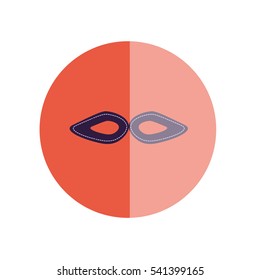 Vector festive mask