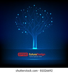 Vector fibre-optical tree.