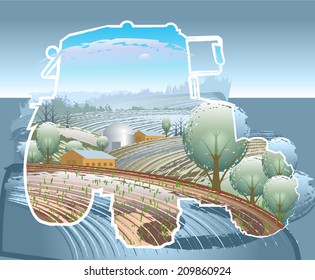 vector fields landscape 