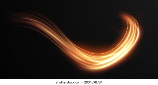 Vector fiery wavy golden tail. Light golden Twirl.
Curve light effect of golden line.
Light gold pedistal, podium, platform, table.
Vector PNG.
