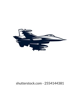 vector fighter jet illustration military plane