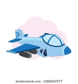 diseño de ilustración de avión de combate vectorial