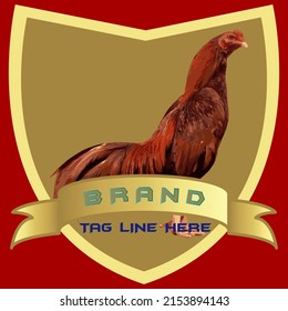 The vector of the fighting rooster is suitable as a logo, symbol, symbol, brand, and for fighting cock fans.