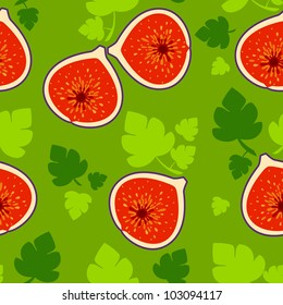 Vector figs pattern