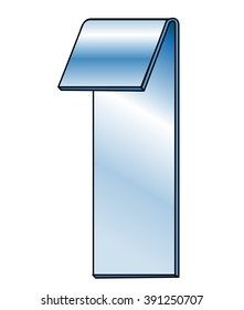 Vector figurative digits with technical images