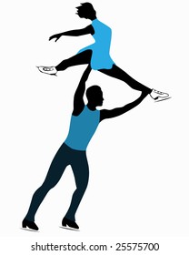 vector figure skating team